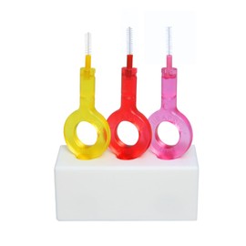 Handmade Eco-friendly Interdental Brush Holder | Magnetic Sustainable Interdental Brush Caddy | Luxury Bathroom Accessory | Organiser for Stationery and Pencils (White)