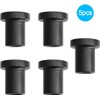 5 Pcs Sliding Barn Door Spacers 1.38in (35mm) Matte Black