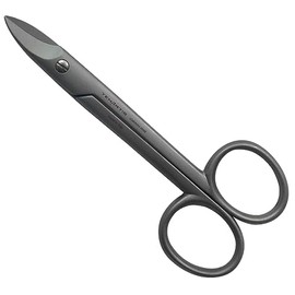 Tenartis 121 Forbici per Unghie Piedi in Acciaio Inox Lame Curve per Unghie Spesse e Dure con Custodia in PVC - Made in Italy