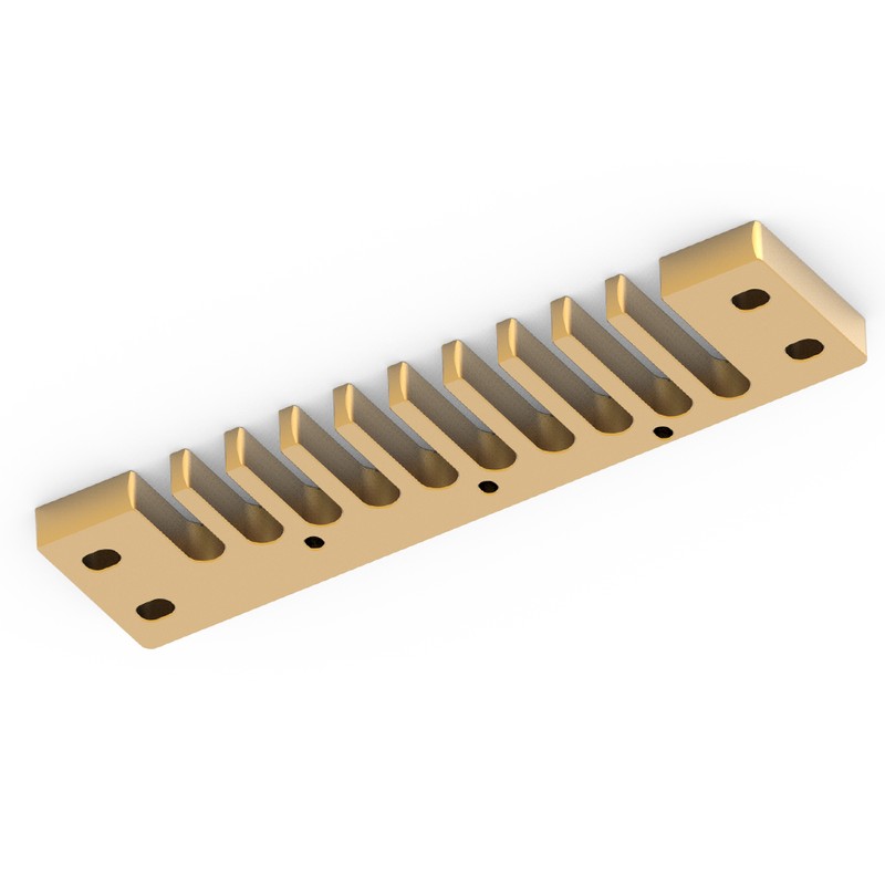 Aluminum Alloy Comb Harmonica Part for Hohner Marine Band Crossover