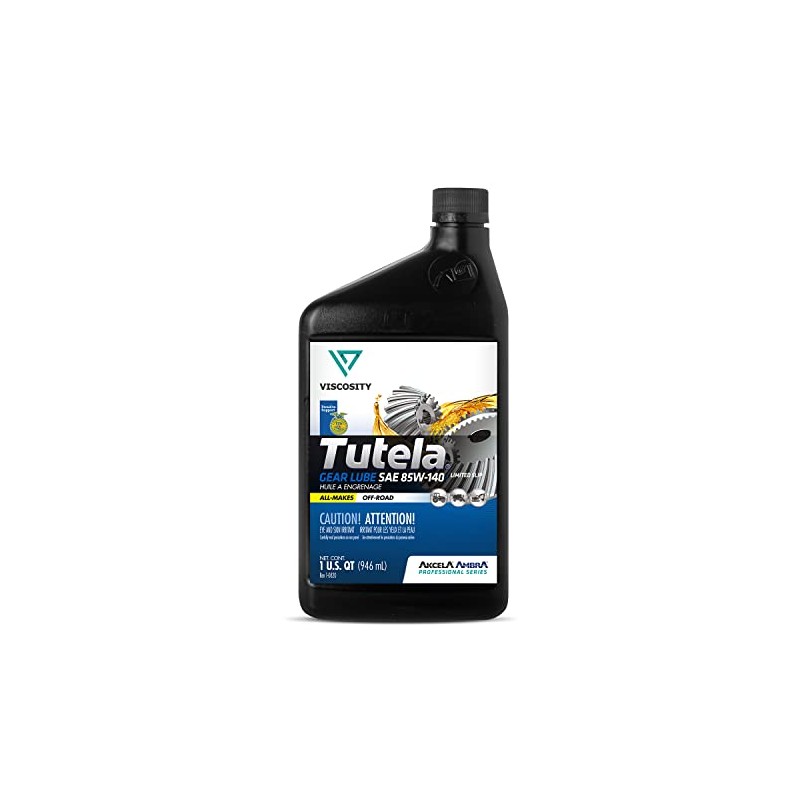VISCOSITY TUTELA Gear Oil SAE 85W-140 - Compatible with Caterpillar,