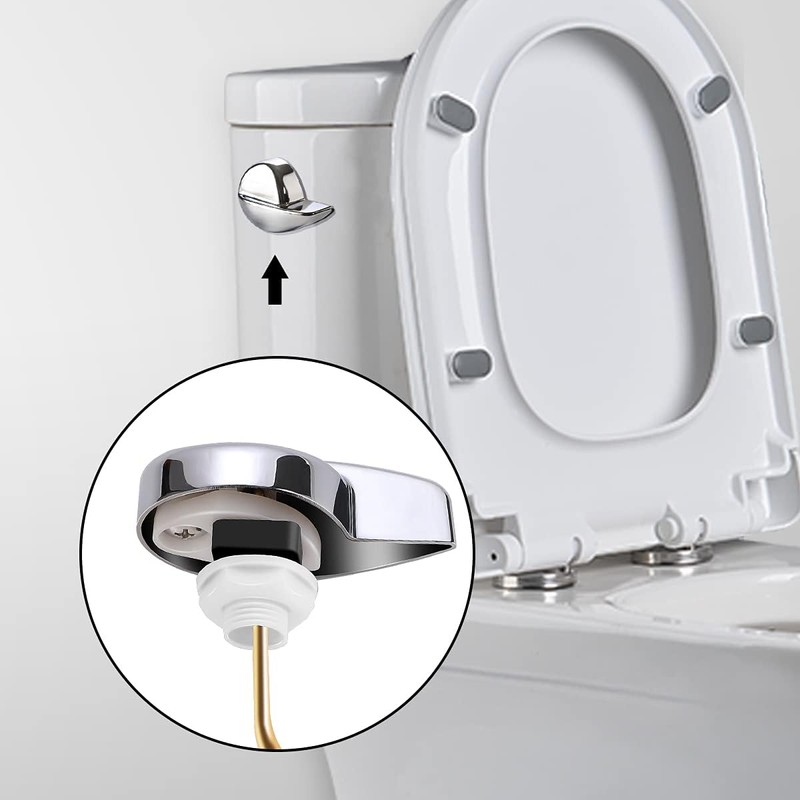 PDFans Toilet Handle Replacement Kit, Side Mount Toilet Flush Handle