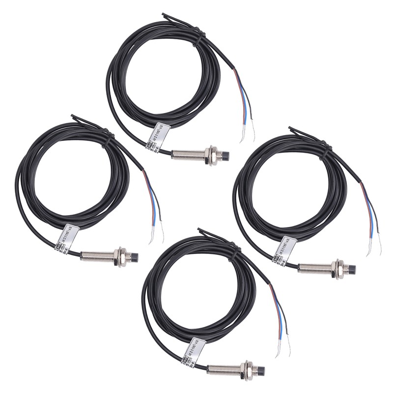 4 Set Proximity Switch 8mm Dia PNP 3 Wire Normally