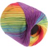 Milisten 133M Weiches Häkelgarn Mehrfarbiges Baumwollstrickgarn Handstrickgarn Webgarn Häkelgarn (Regenbogen)