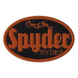 Aburto Graphics Can-Am Spyder Embroidered Patches - Oval 4″×2.6″
