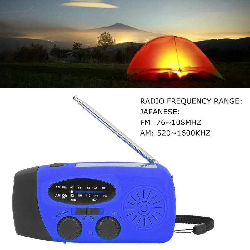Hand Crank Solar Radio Multifunctional Emergency Radio LED Radio with
