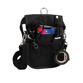 Multi-functional 3-way Apron Bag, Nurse Pouch, Waist Bag, Thin, Carabiner, Shoulder Belt, 9 Pockets, Ultra-thin 0.2 inches (5 mm), Stationery, Small Items, Work, Office, Nursing, Nursing, Waist Bag,