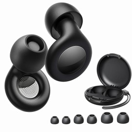 Tapones para Dormir 45dB Reducción de Ruido, Tapones de Oídos para Dormir, Tapones Oidos de Silicona, Lavable y Reutilizable, Adecuado para Descanso, Estudio, Viajes y Personas Sensibles al Ruido.