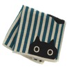 Atsuko Matano 181007-0508-02 Women's Triple Gauze Handkerchief (Blue/100% Cotton), Gauze