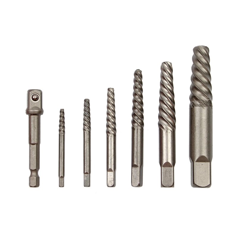 Cahuczlhoz 26Pcs Screws Bolt Extractor Set W/Drill Bit Kit Lug