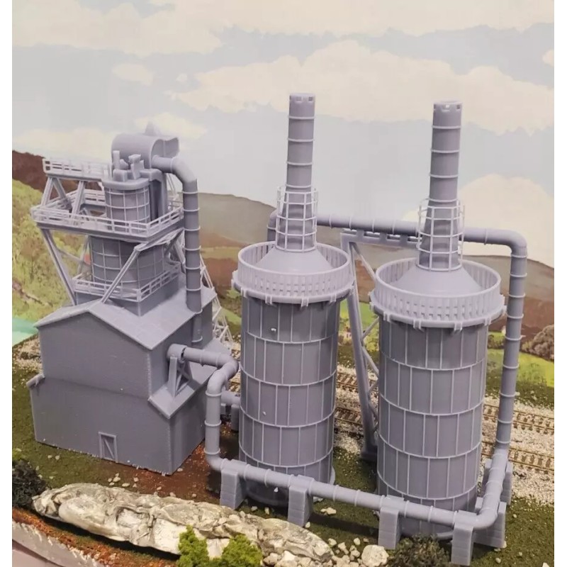 N scale building 1:160 Steel Mill / Factory
