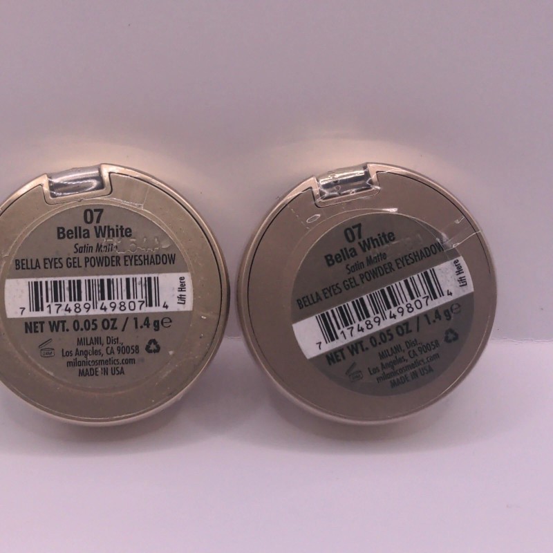 Milani Bella Eyes Gel Powder Eyeshadow 07 Bella White SEALED