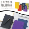 Paquete de 6 Libreta de Notas, Mini Libreta con 80
