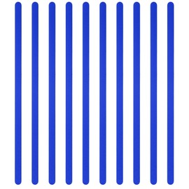 PATIKIL 6 x 0.2 x 0.06 Inch Anodized Aluminum Bracelet Blanks 10Pcs Metal Stamping Engraving Blanks for Cuff Bracelet Jewelry Making DIY Crafts, Blue
