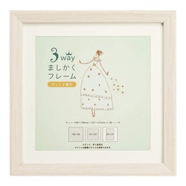 VANJOH 106212 3-Way Makikaku Frame, 15 Angles, White (Includes 2 Mats)