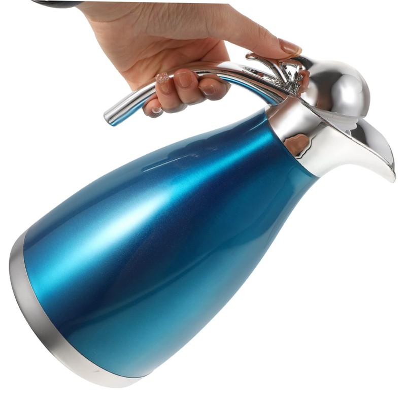 Mikinona Stainless Steel Thermal Water Bottle Double Layer Insulated Kettle