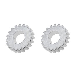 The Lord of the Tools Sliding Roof Motor Gear 19 Teeth Steel Repair Kit A2048201442 A1548201432 2 Pieces W202 W203 W204 W210 W211 W212 Silver Plating