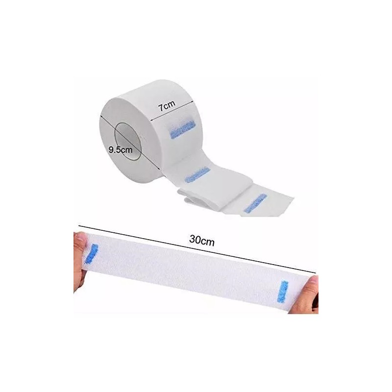 Quupy Tiras Desechables De Papel De Peluquero Para El Cuello,