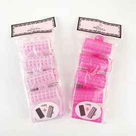 Portable Clip Hair Rollers 5-Pack 1 White 2ea