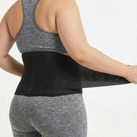 Breathable Mesh Back Brace with Flexible Stays, Ultra-Thin Adjustable Lumbar Support Belt for Men & Women, Immediate Relief for Lower Back Pain & Discomfort, Ideal for Work, Walking & Daily Use (Fits Waist 31.1"-53.15")