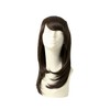 Inna Hat Wig Medium Straight Heat Resistant Dark Brown