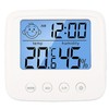 Digital Hygrometer Indoor Thermometer,Accurate Measurement Room Thermometer,Backlight Alarm Function Indoor