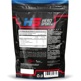 HEROSPORTS | Creatina Monohidratada de Alta Pureza 450g en Polvo. 5g de Creatina por Porción, 100% Pura, 100% Natural, 0 Azúcar, Sin Sabor, Sin Olor, Bottle Free, Incluye Cuchara Medidora