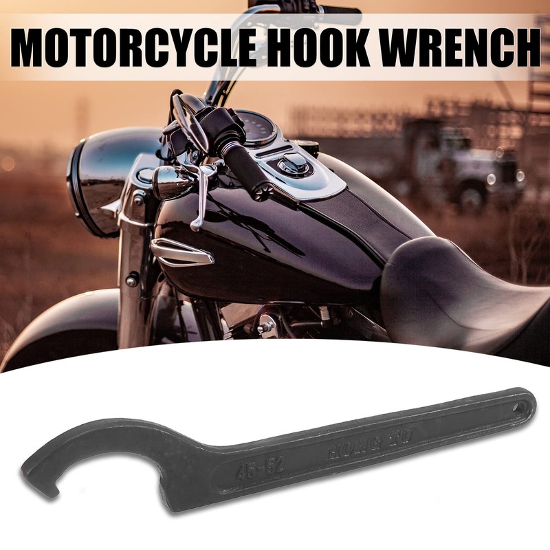 Motoforti Motorcycle Rear Shock Absorber 45-52mm Universal Spanner Hook Adjustment