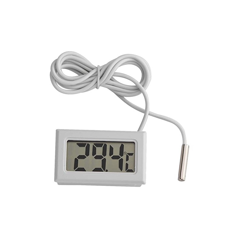 EVGATSAUTO Termómetro Digital, Mini Pantalla LED Medidor de Temperatura Digital