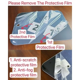 Shower Mirror for Shaving, Larger 11 x 8 Inches Mirror for Wall Hanging Kids Safety, Frameless Portable Travel Camping Mirrors, Unbreakable Handheld Locker Shave Mirrors, Makeup Plastic, Bathroom