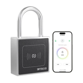 Battery Free Smart Padlock,Keyless Smart Lock, Electronic Lock,Smart Outdoor Lock, gate Lock,Fence Lock,SS304 Solid Steel Lock,Waterproof Outdoor Lock,Smart Lock for Bicycle，NFC Smart Lock