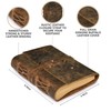 LEATHER VILLAGE Lined Vintage Paper Leather Bound Journal-260 Pages, Rustic