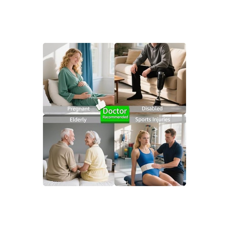 Aünsffer Raised 2.91'' Toilet Seat Elongated, Toilet Seat Riser for