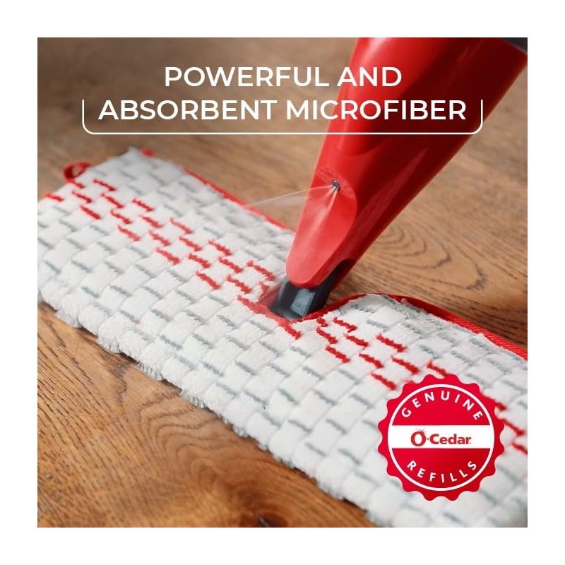 O-Cedar ProMist MAX Spray Mop Head Replacement | Machine Washable