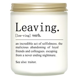 Funny Going Away Gift for Coworker, Leaving Office Gifts for Coworkers, Retired Goodbye Gifts Farewell Gifts New Job Gifts Retirement Gifts for Women Men Work Bestie Boss, Scented Candles