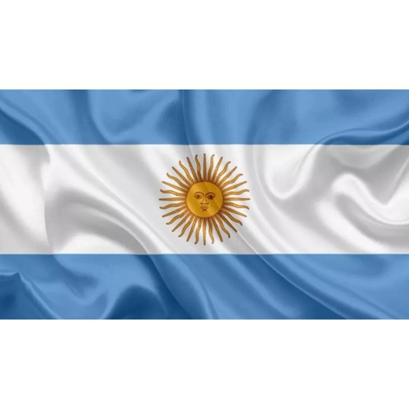 Bandera Pais Argentina 1.5m X 90cm Resistente Lavable Int Ex