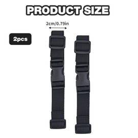 XLIWAN 2 Pcs Chest Strap for Backpack, Rucksack Straps, Backpack Straps with Clips, Universal Chest Belt with Buckle Backpack for Kids and Adult Hiking Jogging