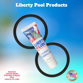 LIBERTY POOL PRODUCTS 35505-1317   MK23 Tube & Fill Cap O-ring  (2-PACK + LUBE TUBE) For Swimquip