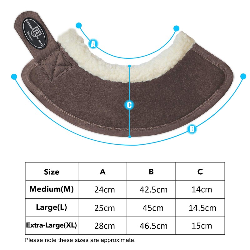 Harrison Howard Essential Bell Boots Shock Absorption with Fleece Trim