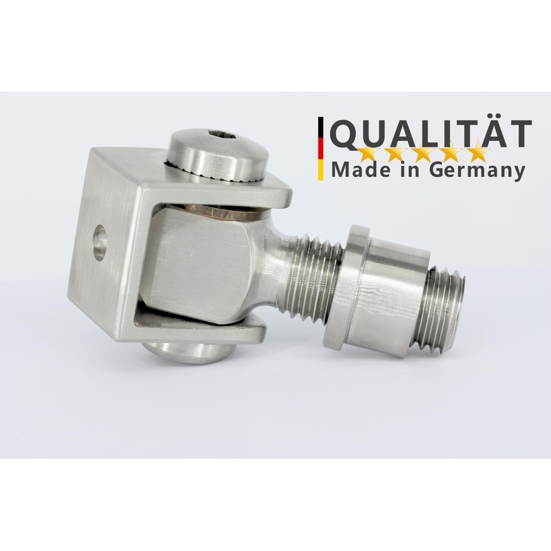 UHRIG Gate Hinge Stainless Steel M20 V2A Steel Hinge, Adjustable