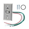 YINETTECH Waterproof Door Bell Lighting Pressure Button Switch with LED