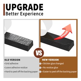 Yotache Foam Weather Stripping 2 Rolls 1 Inch Wide X 3/4 Inch Thick, Insulation Foam Strips with Adhesive for Door,Automotive,Air Conditioner Seal, Total 13 Feet Long (2 X 6.5 Ft Each)