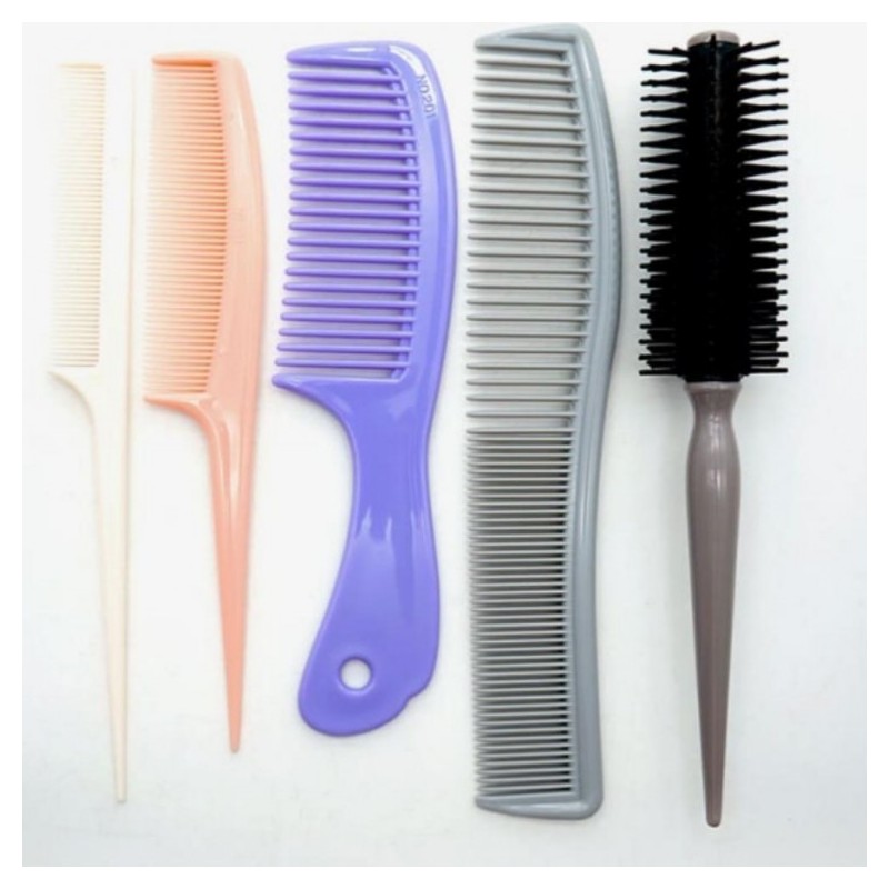 핑쇼116 5-Piece Hair Control Brush Styling Set FW29 Hair Comb