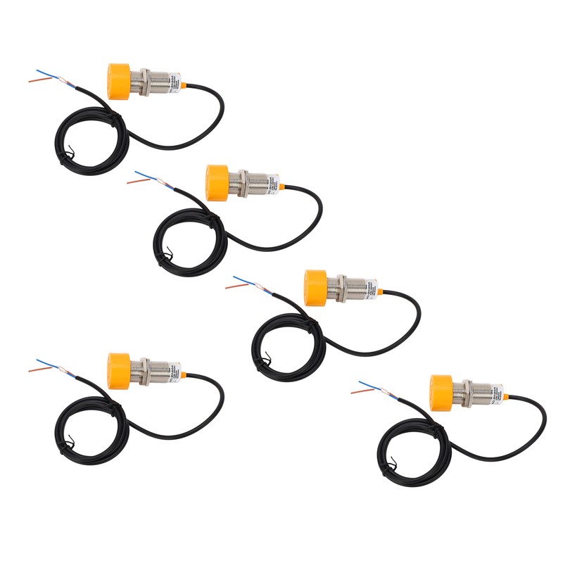 5 Pcs Proximity Switch PNP Normally Open 20mm Detection IP65