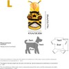 Disfraz abeja para mascota – Suéter polar con capucha, talla