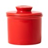 Kedested Butter Crock for Counter with Water, Ceramic Butter Keeper