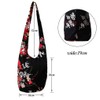 WITERY Women's Printed Shoulder Bag Large Capacity Travel Tote Bag