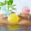 4Pcs Glowing Pool Balls Reusable Silicone Glowing Beach Ball Water