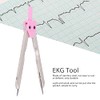Calibradores EKG Acero Inoxidable Herramienta Medición Precisa para Electrocardiógrafos Color