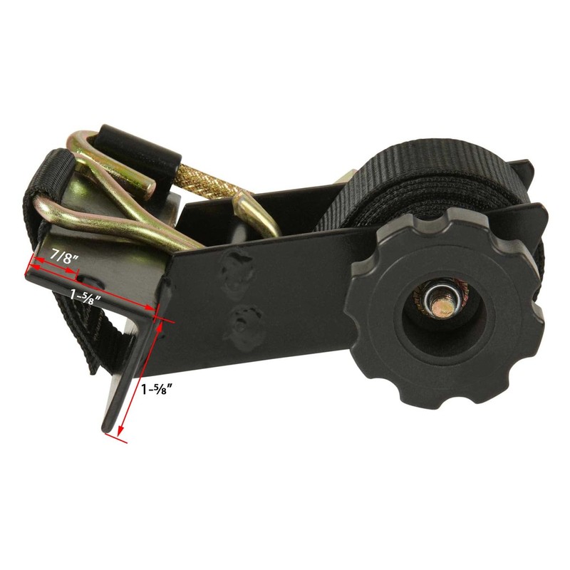 Mytee Products - 1-1/2" x 7' Black Ladder Rack Ratchet